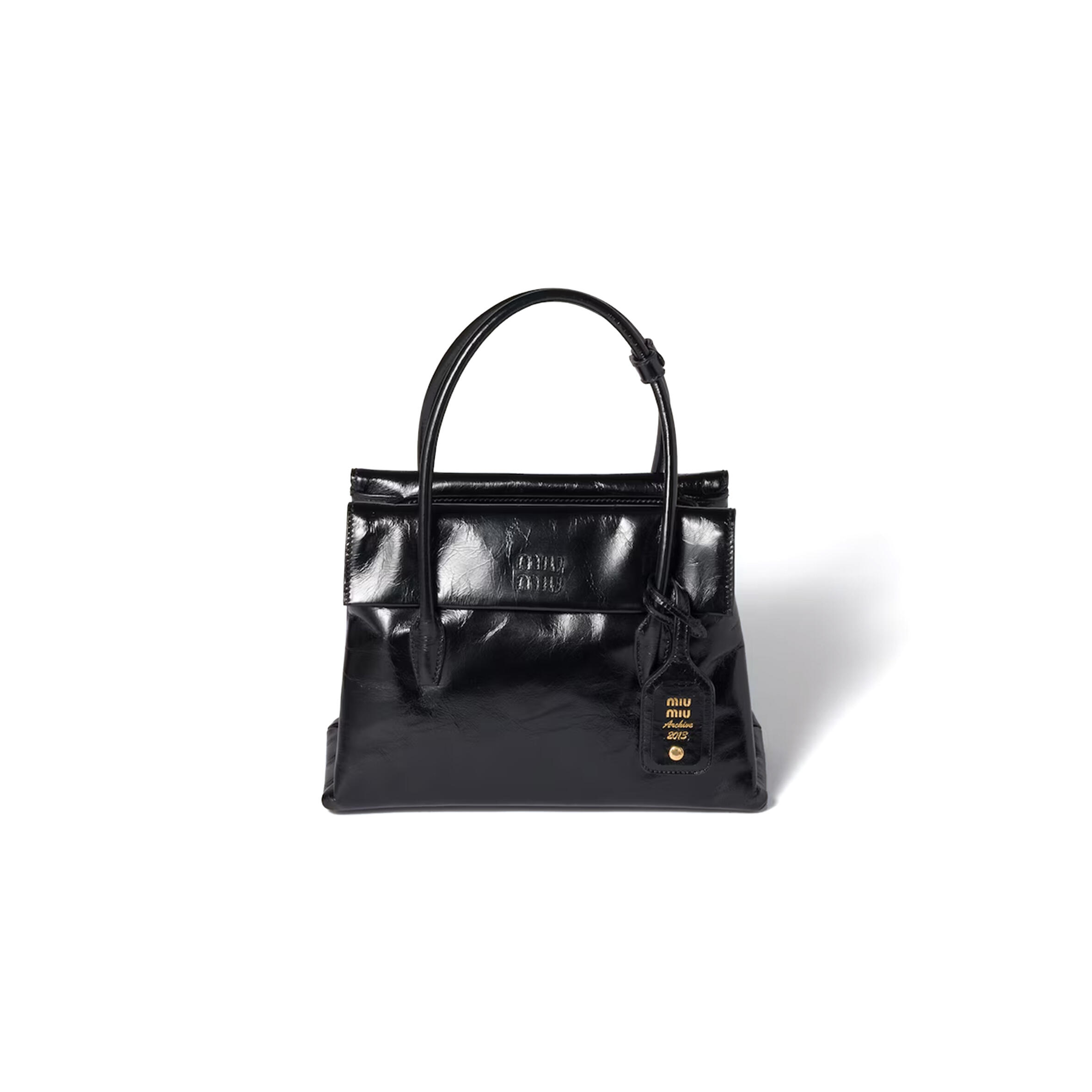 M1v M1v solitaire shiny leather bag 5ba302 (28*19.5*11cm)